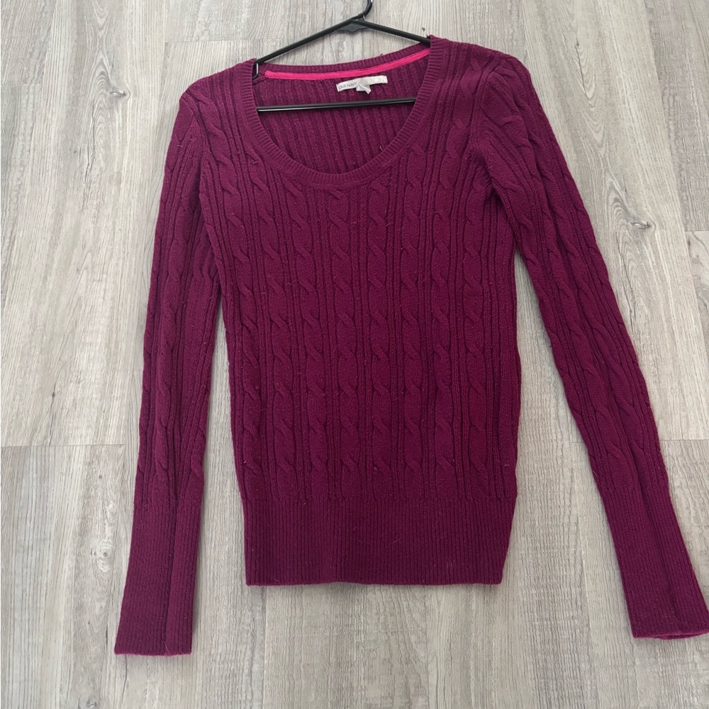 Berry colored sweater